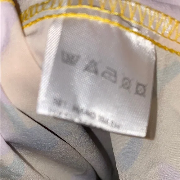 Rebdolls Yellow and Purple Floral Button Down Shirt Tropical Hawaiian Plus Sz 3X - Picture 4 of 11